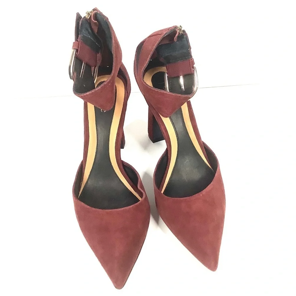 Joie | aglet Mary Jane pointed toe pump heel